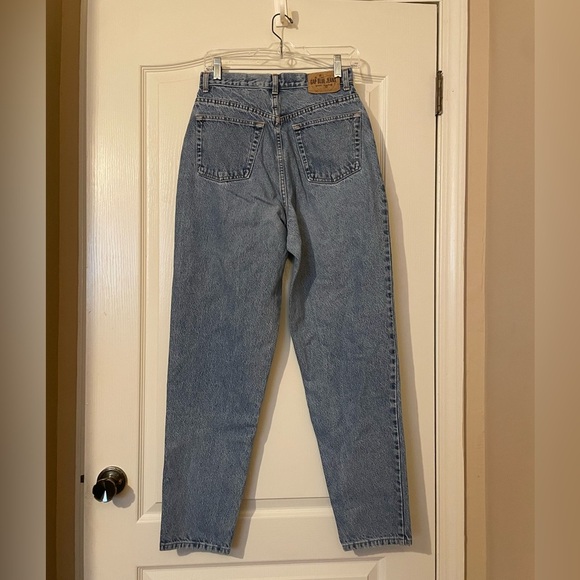 Vtg GAP Jeans Womens 10 High Waist Ankle Tapered Reverse Fit Denim 90s USA EUC - Picture 7 of 7